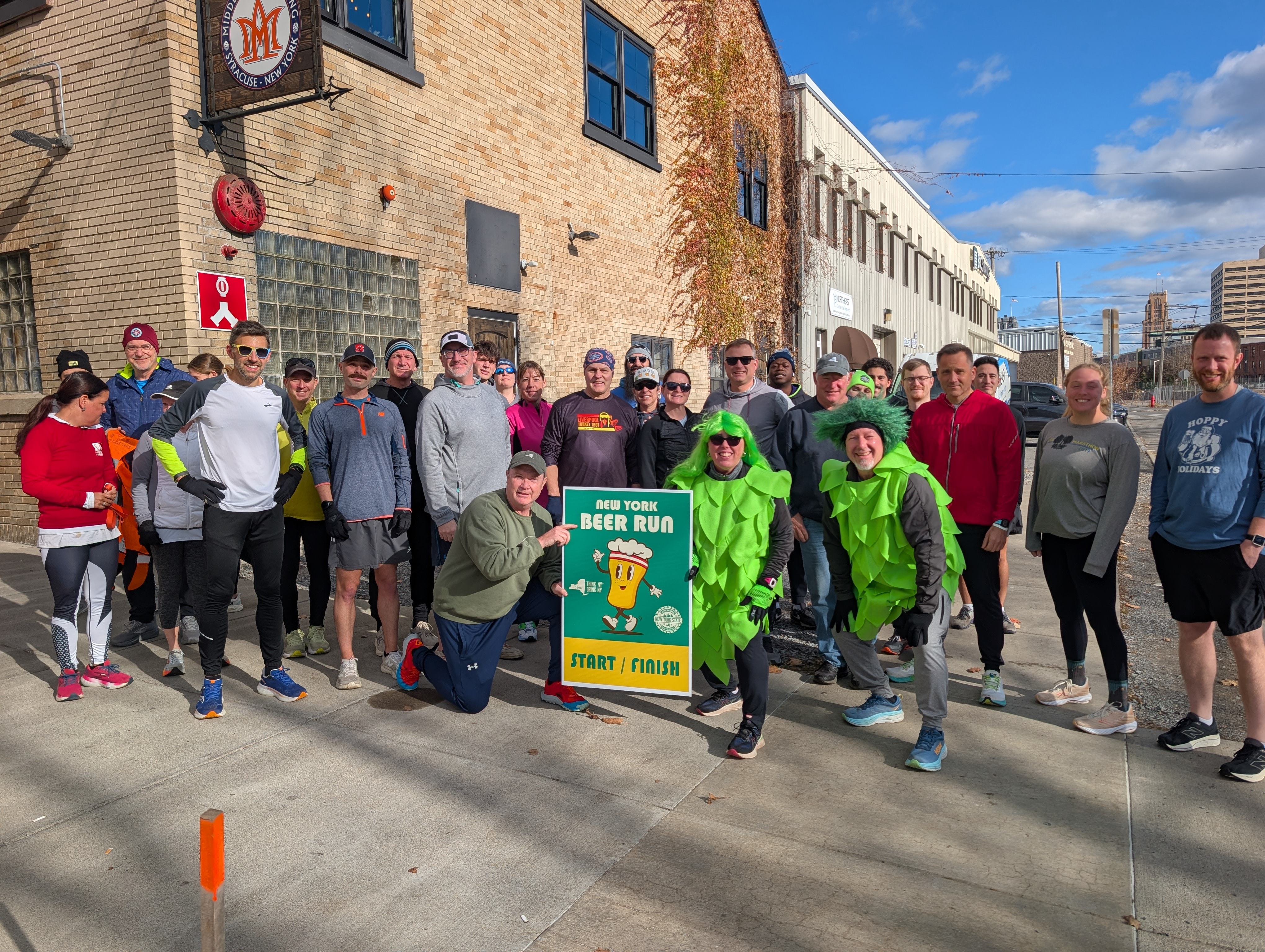 beer run group of people
